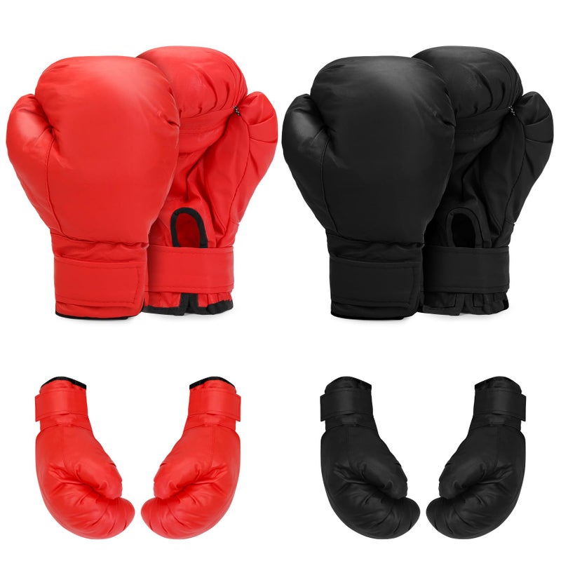 Micnaron 2 Pairs Boxing Gloves for Beginners & Kids, Boxing Training Gloves Suitable for Men & Women, Lightweight Shockproof Gloves for Training & Practice - Image 1